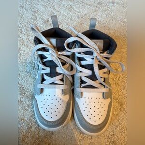 Nike Kids' Gray and White Sneakers